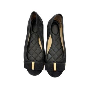 Michael Kors Milan Suede Ballet Flats in Black